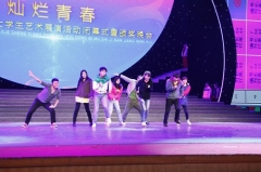 全國大藝展深圳大學為閉幕式演出做最后準備