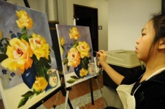 美國青少年才藝大賽華裔學生角逐美術冠軍